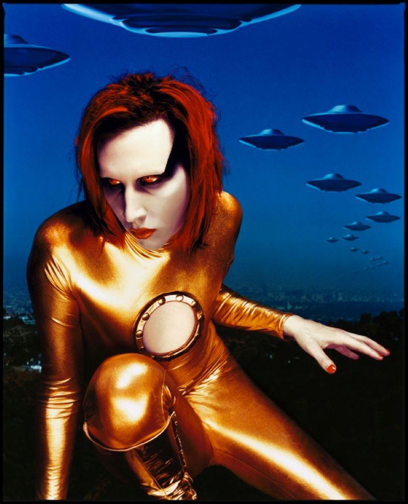 Kevin Westenberg Color Photograph - Marilyn Manson - signed Limited Edition Oversize print (1998)