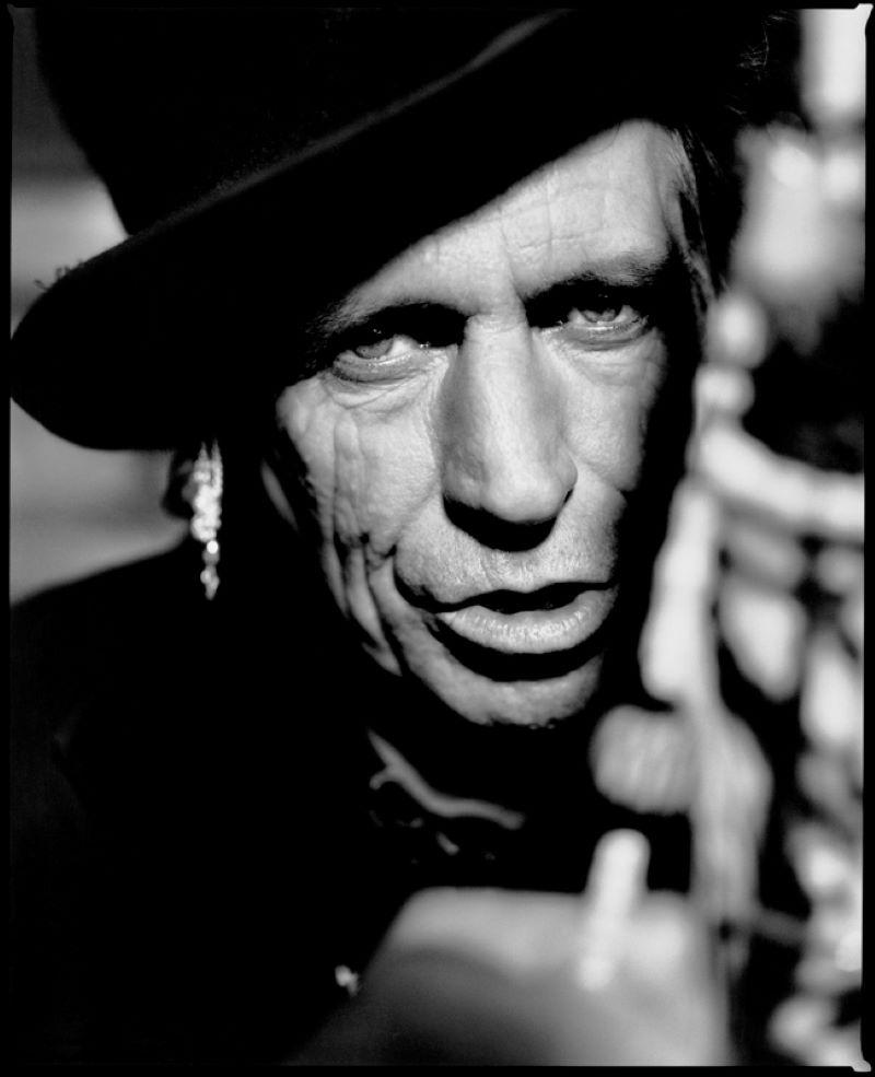 Kevin Westenberg Portrait Photograph - Keith Richards - Signed Limited Edition Oversized Print (1998)