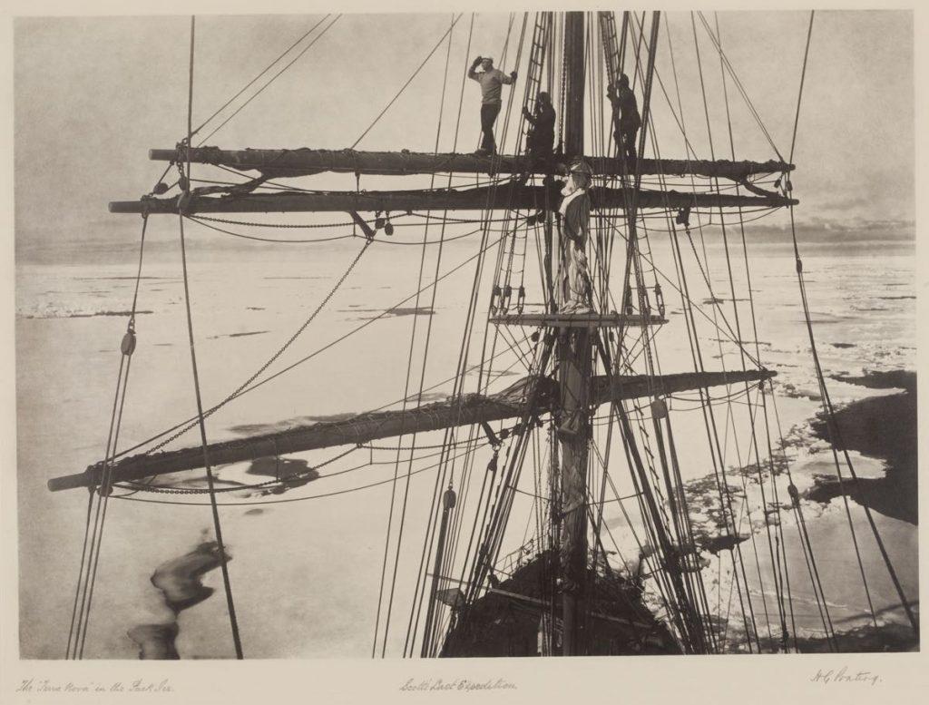 Herbert Ponting Black and White Photograph - The Terra Nova (1910-13)