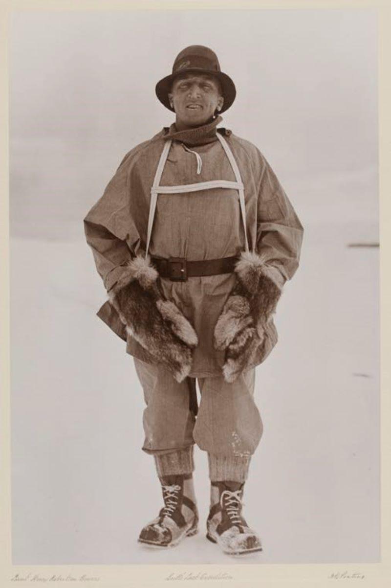 Herbert Ponting Portrait Photograph - Lieutenant Henry Robertson Bowers (1910-13)