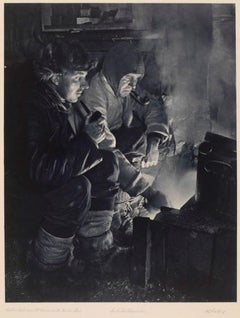 Oates And Meares At The Blubber Stove (1910-13)