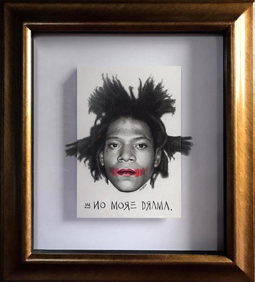 Ritratto di Jean-Michel Basquiat. Dalla serie Maestros