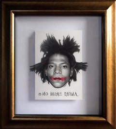 Retrato de Jean Michel Basquiat. De la serie Maestros