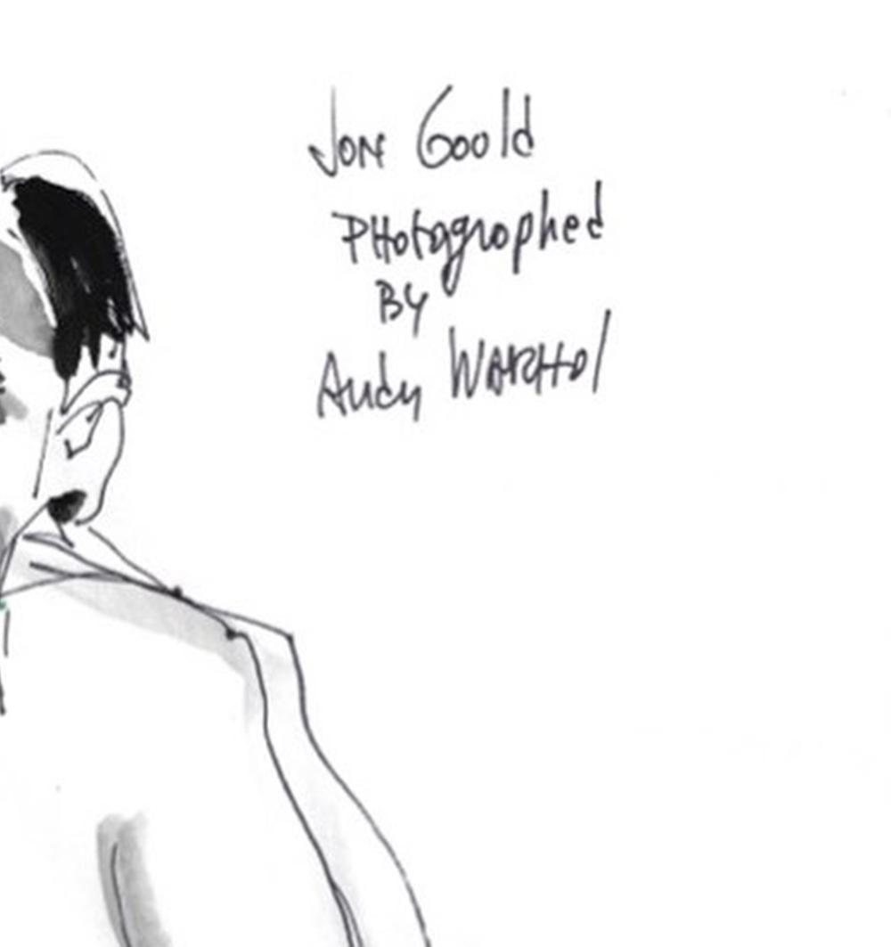 Jon Gould, fotografiert von Andy Warhol. Von der Serie „The Love of Andy“  im Angebot 1