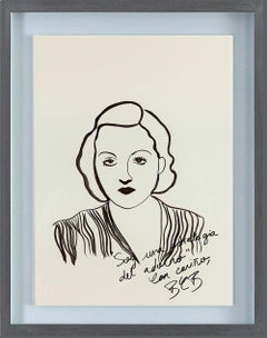 Tallulah Bankhead. Dibujo de la serie Desencantados