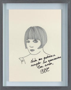Louise Brooks. Drawing From The Dis-enchanted series