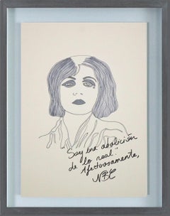 Pola Negri. Dibujo de la serie Desencantados