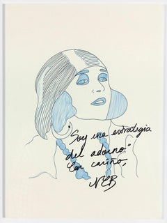 Pola Negri I. Zeichnung aus der Serie The Dis-enchanted.