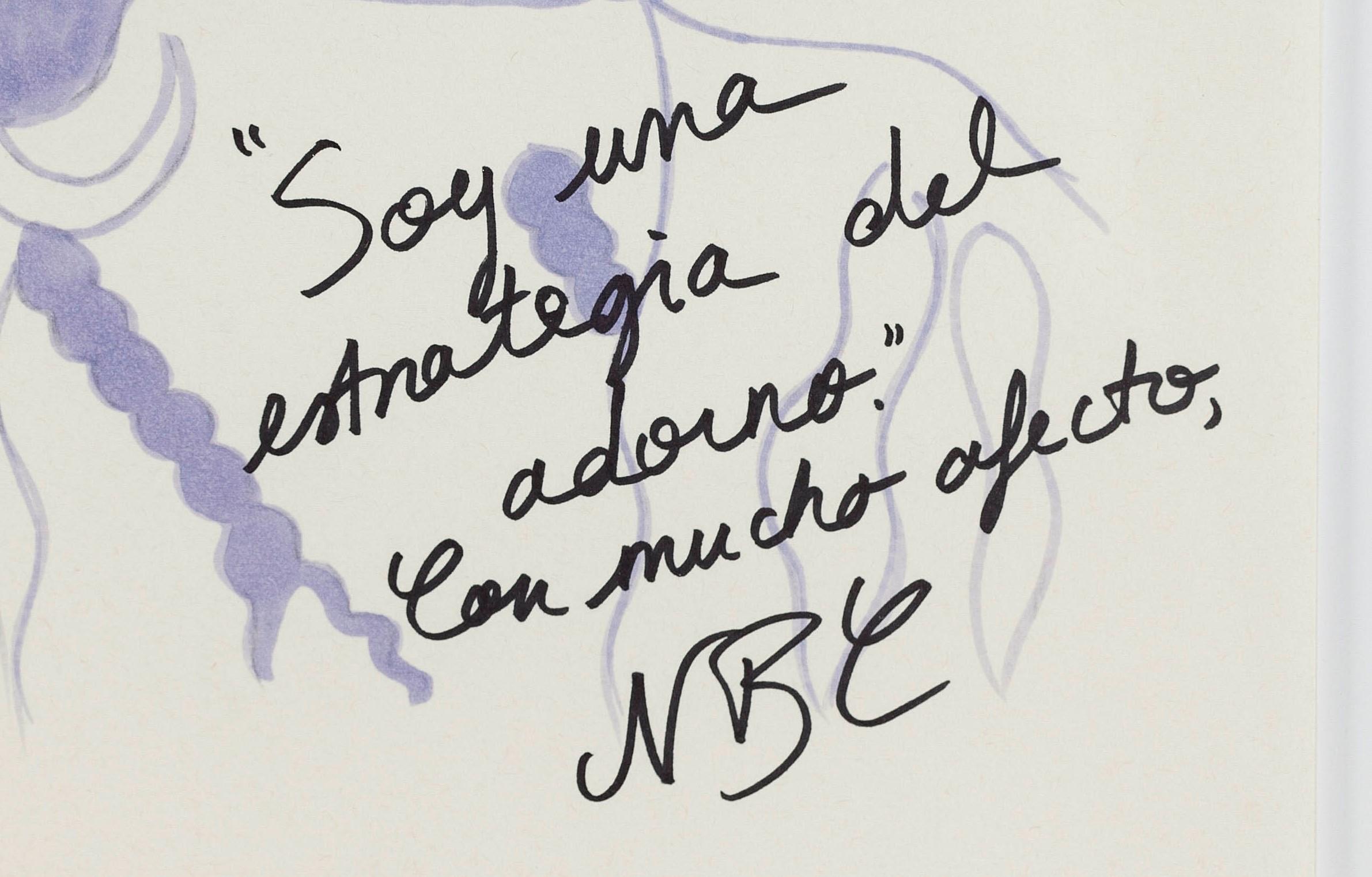 Pola Negri III. Zeichnung aus der Serie The Dis-enchanted. – Art von Paloma Castello