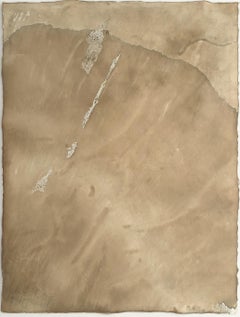 Creo en los comienzos y los finales. Pintura abstracta Técnica mixta sobre papel.