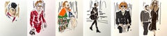 The Memorial of Vivienne Westwood Series. Set of 6 drawings 