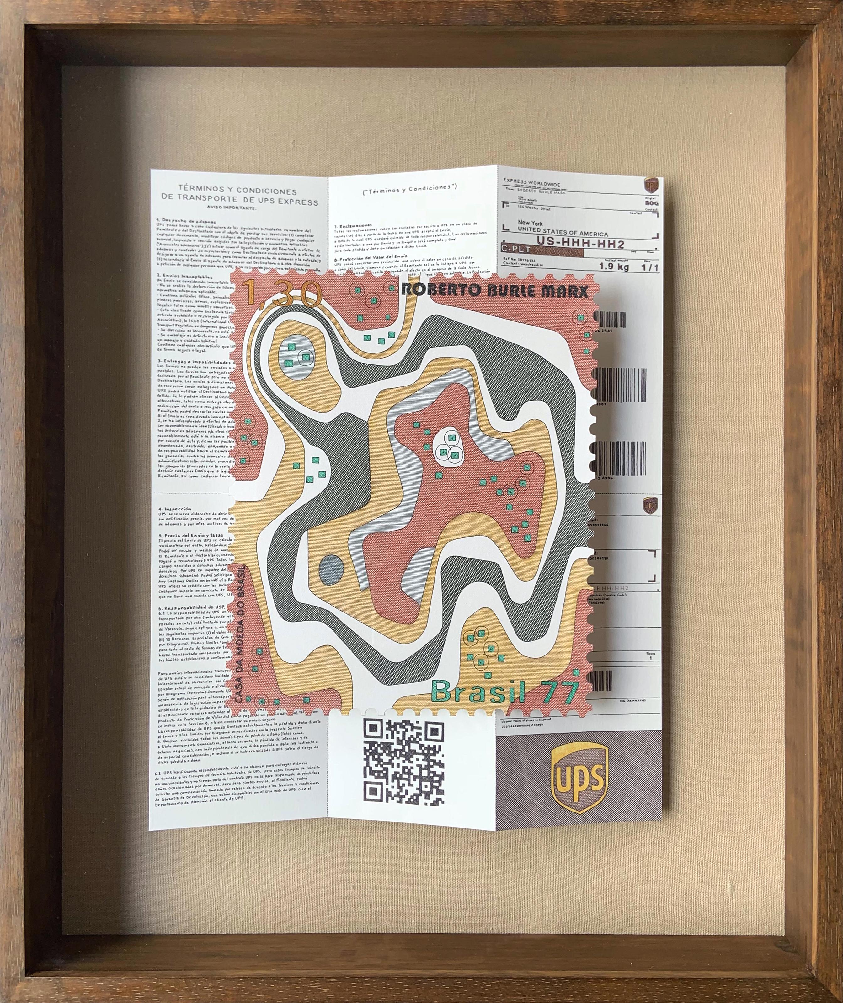 Roberto Burle Marx, Stamp. Drawing From The Series Terms And Conditions 2.0.