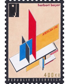 Herbert Bayer. Timbro. Disegno su carta. Dai Termini e condizioni della serie