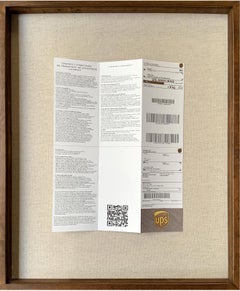 GUIA UPS. Stamp. Drawing on paper. From The Series Terms and Conditions