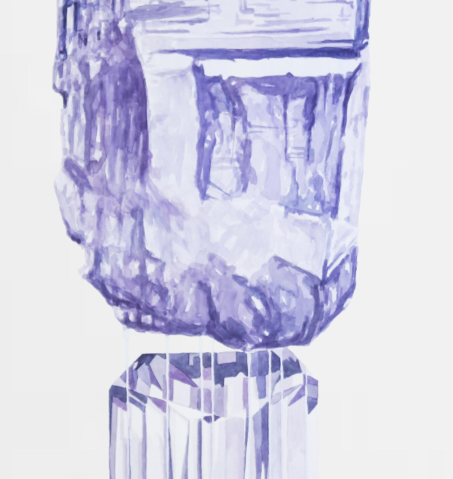 La memoria de narciso. Painting From the series The memory of narcissus - Abstract Art by James Bonachea Guerra