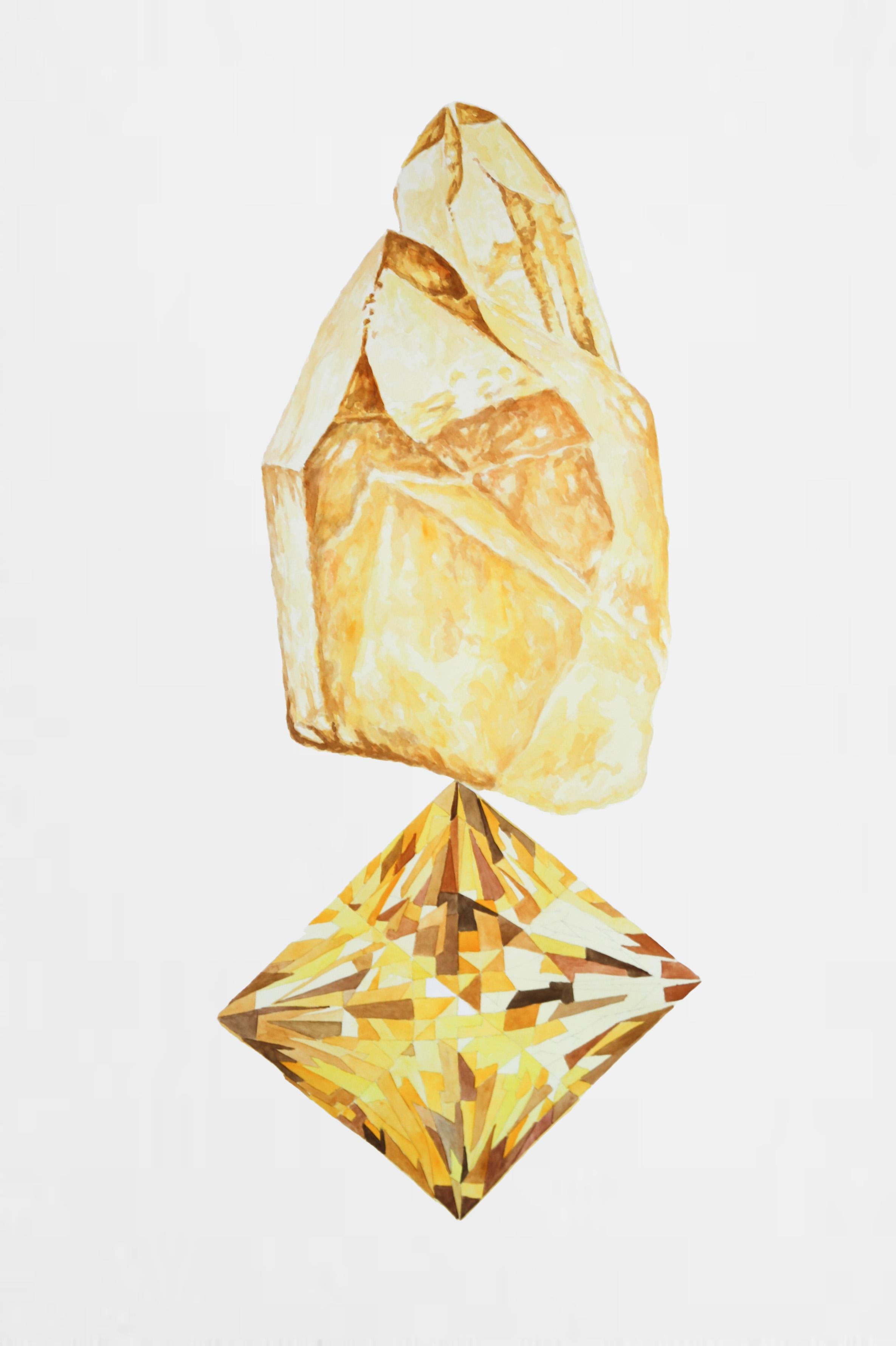 James Bonachea Guerra Still-Life – La memoria de narciso 5. Die Erinnerung an Narzissen-Serie   Aquarell  Malerei