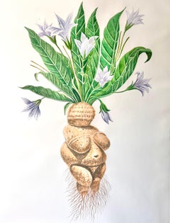 MANDRAGORA. From The Series Doble Standard Series. Watercolor Painting