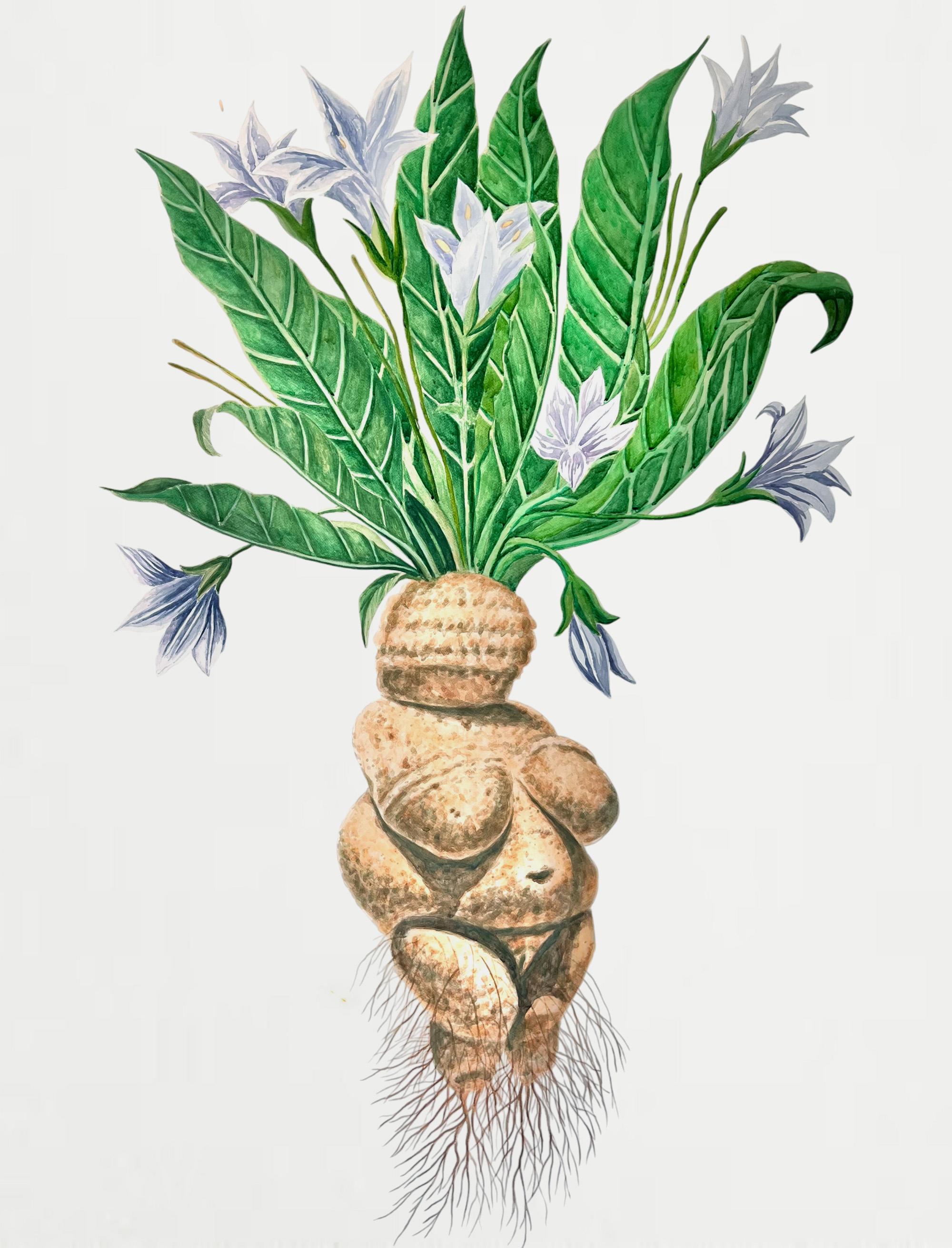 Still-Life di James Bonachea Guerra - MANDRAGORA. Dalla Serie Doble Standard. Pittura ad acquerello