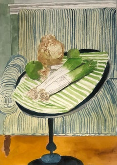  Celeriac, Apples and Leeks on a Table, 2. From the Still Life  Series