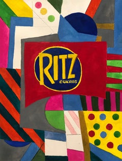 Stapes Ritz Crackers. From the Invention  series. gouache on Arches paper
