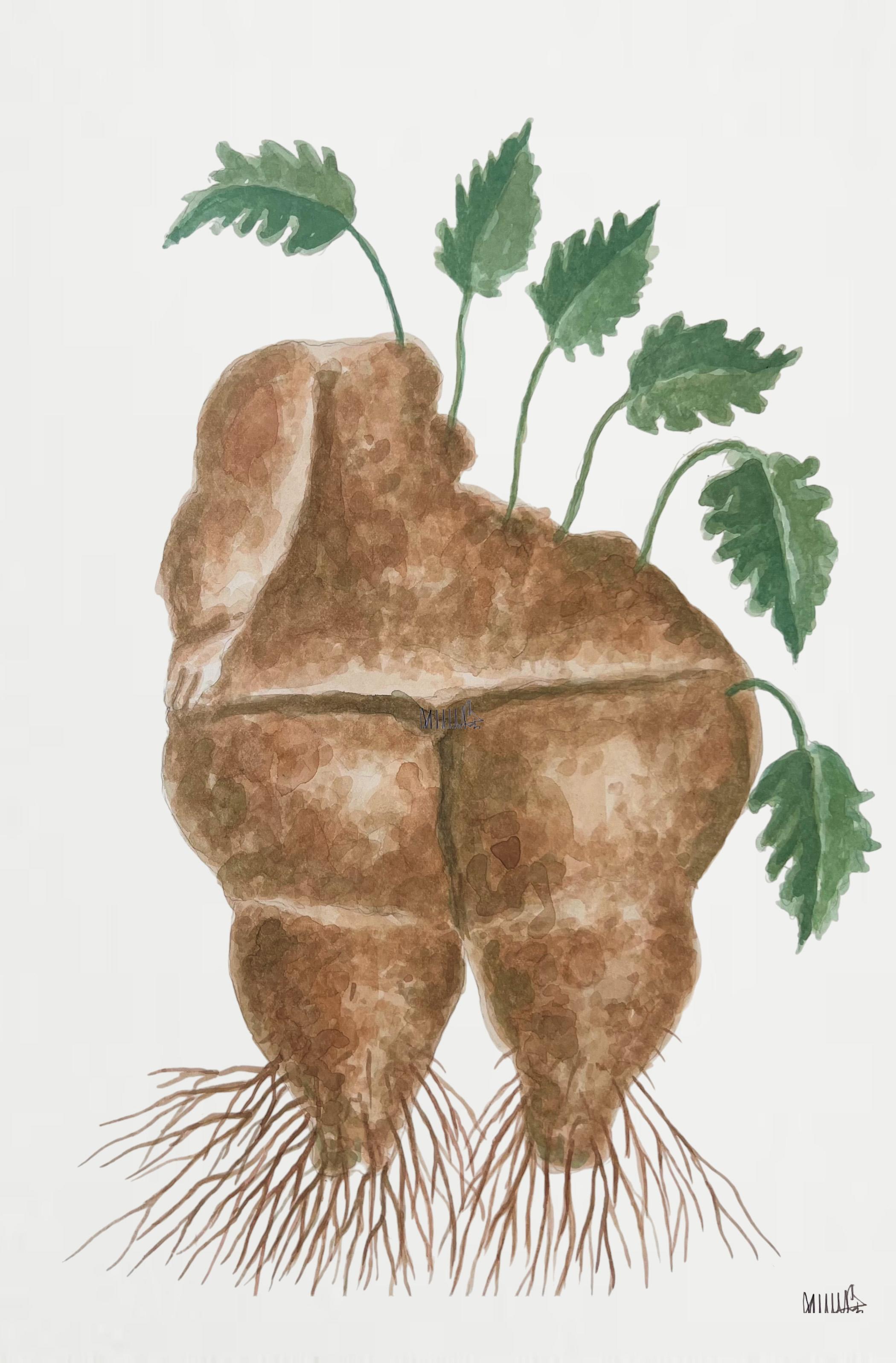 Doble Standard 6. Dalla serie Doble Standard. Pittura ad acquerello