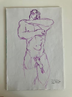 Politych Duchándome Series, Watercolor, Ink on Paper, 2018