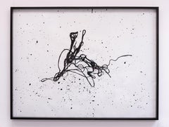 Bianco e nero II, Disegno lineare. Opere astratte su carta