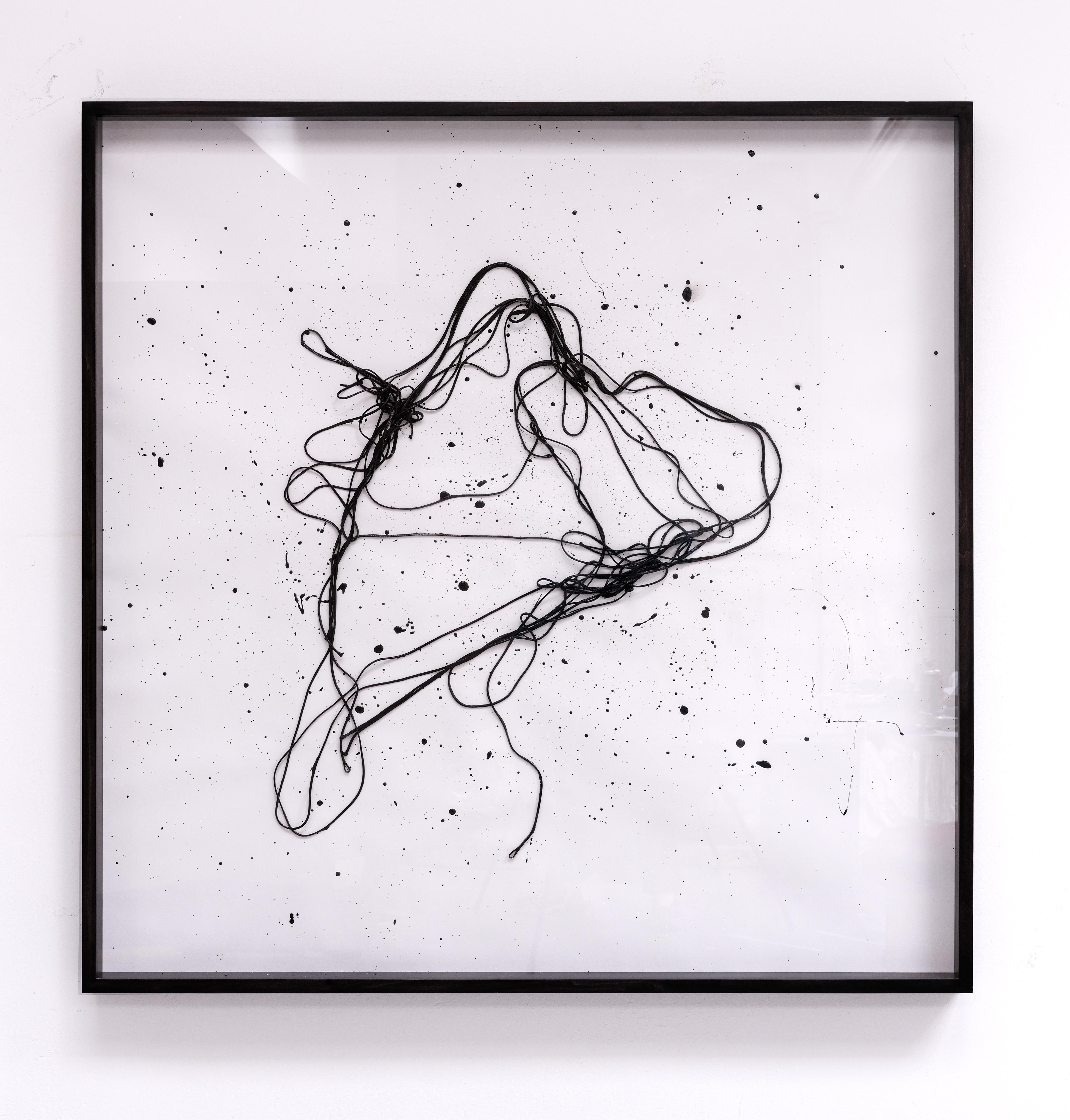 Black and White III, Line Drawing. Abstract Works on Paper For Sale 2