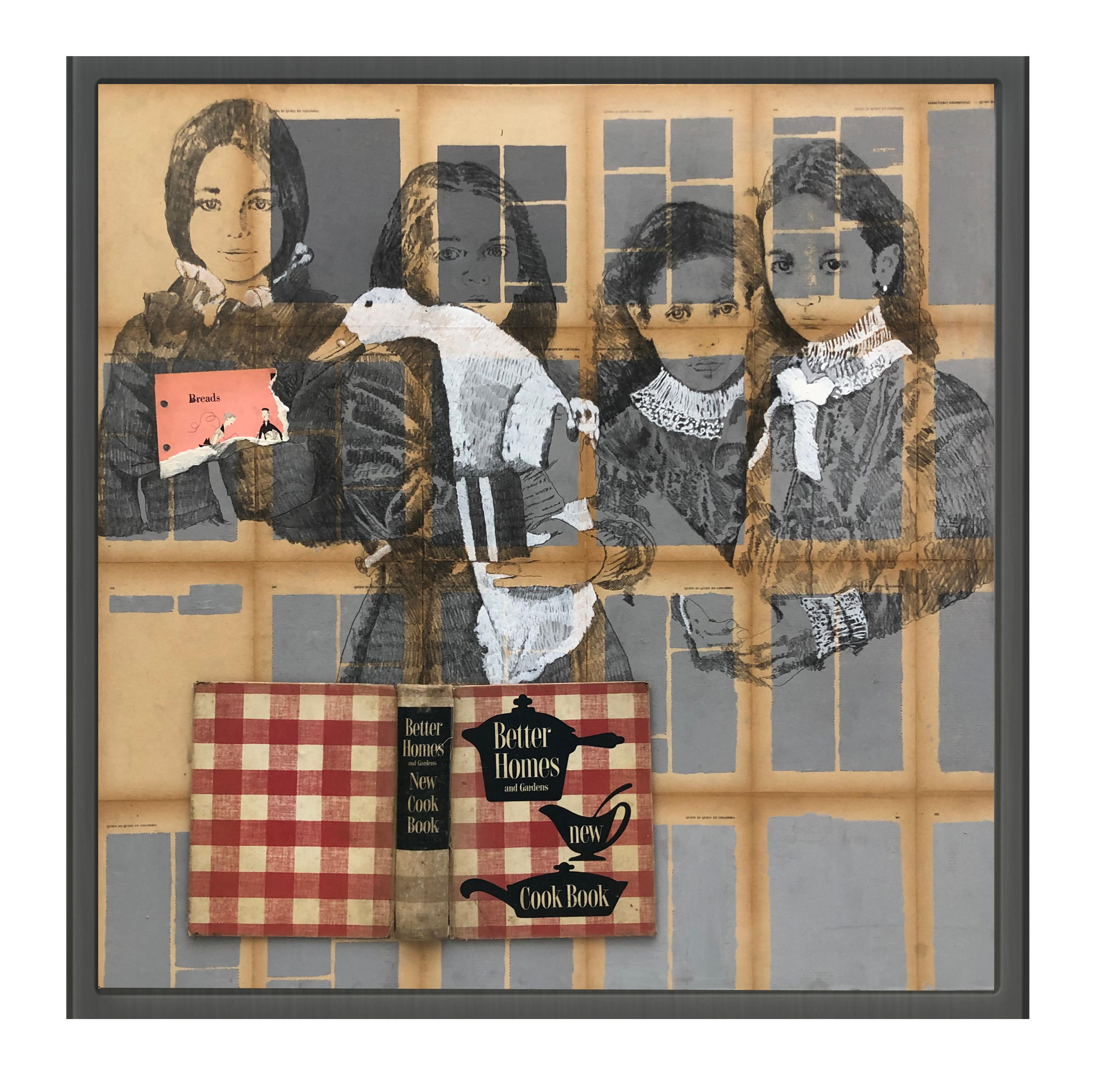 Después de la Data, Opere su carta libro - Mixed Media Art di Iván Castiblanco