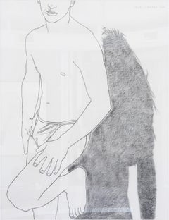 Sans titre - Portrait. dessin au crayon ou en papier d'archives