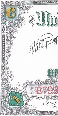 300K, 100 OBVERSE LEFT « WATERMELON NOTE » Dessin sur papier