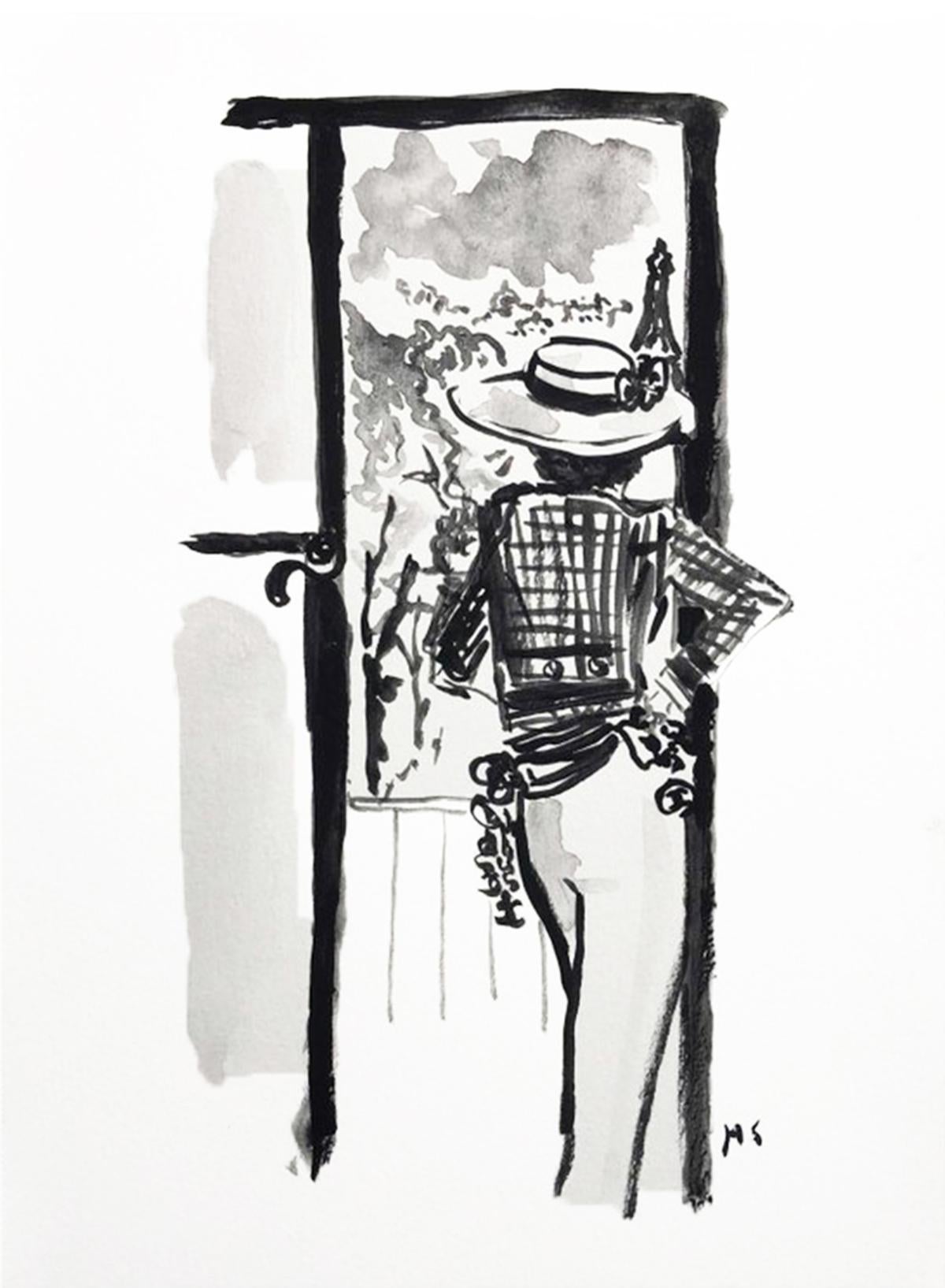 Coco Chanel Drawings - For Sale on 1stDibs