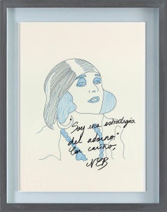 Díptico Poli Negri I y Vilma Banky. Dibujo de la serie Desencantados.