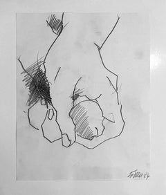 Untitled II, Nude drawing on paper