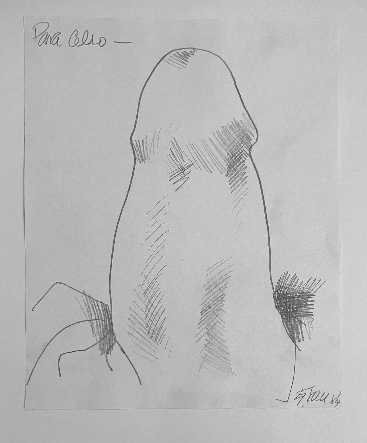Untitled III, Nude drawing on paper For Sale 2
