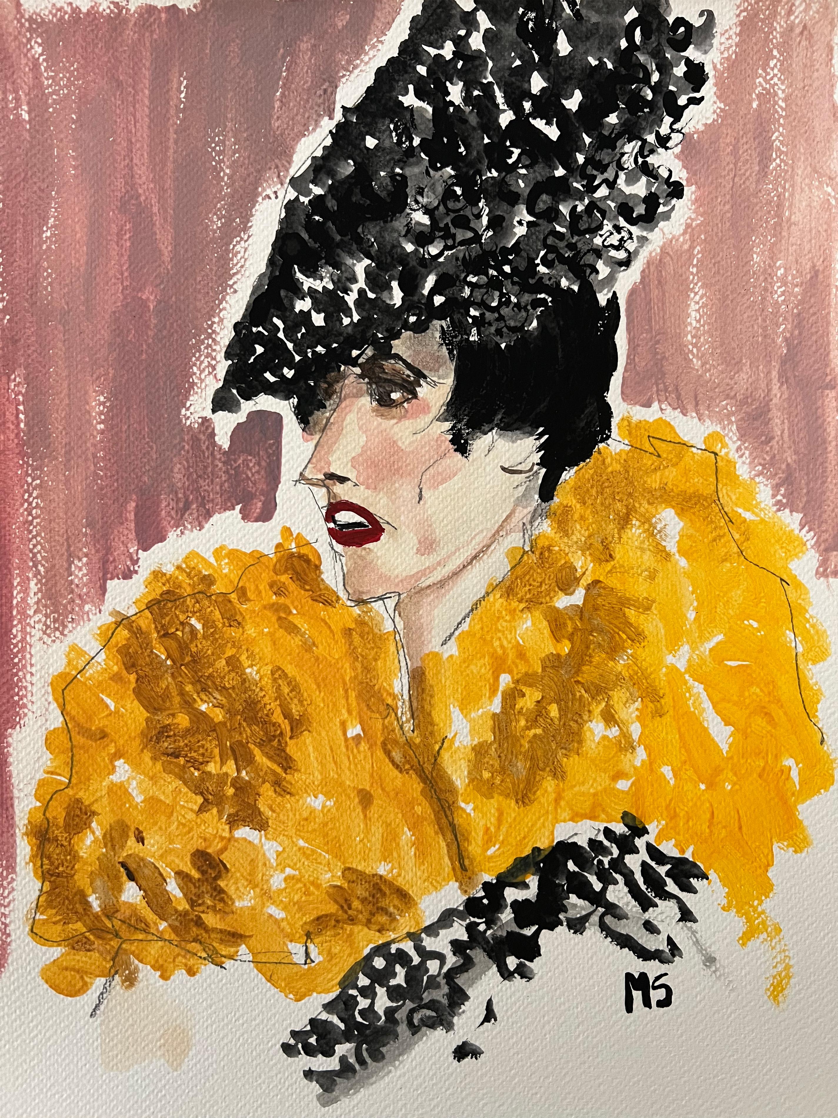 Isabella Blow in Philip Tracey. From the Fashion series