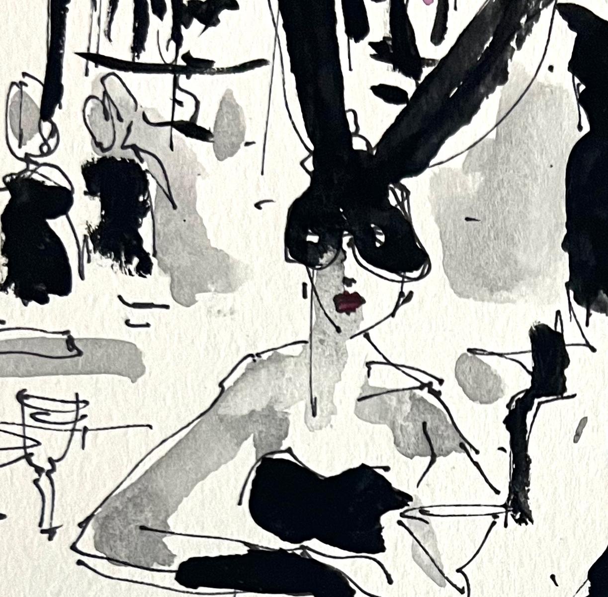 Elsa Peretti va prendre une boisson série From the Art, culture & society en vente 1