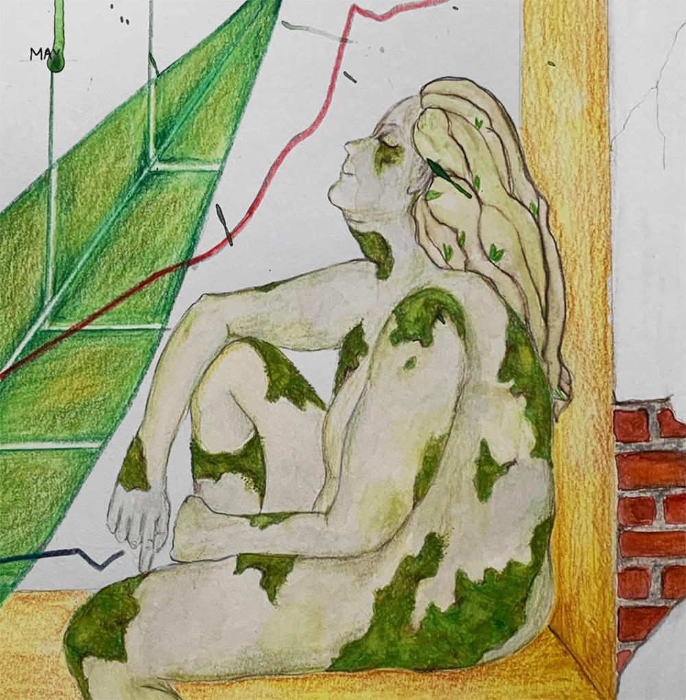 This set of drawings has been like a Covid-19 diary of one woman and her domestic realm. Simone de Beauvoir, the century's most iconic feminist scholar, called the burden of women's housework a 