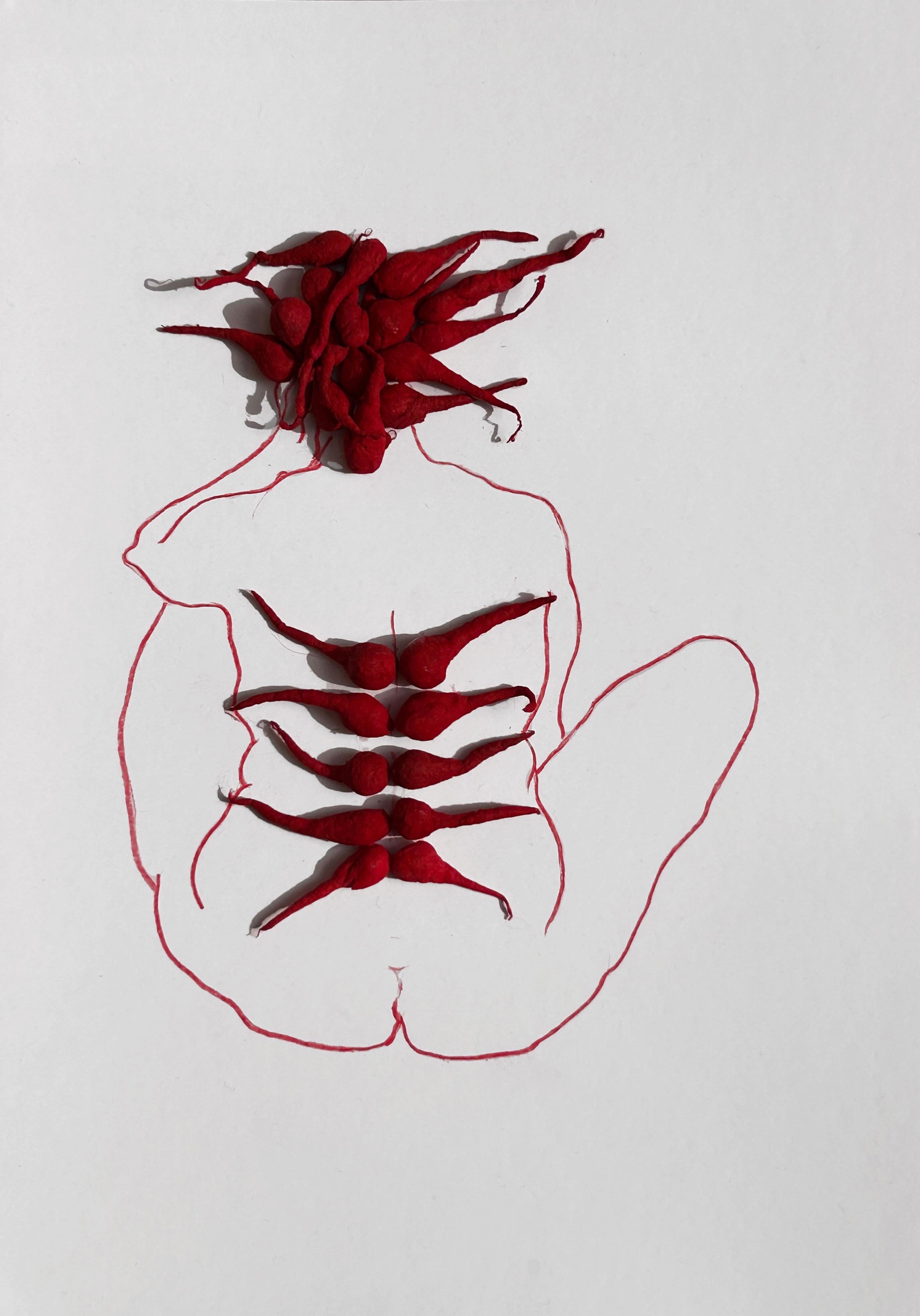 Diptyque XII et XIII. De la série rouge en vente 3