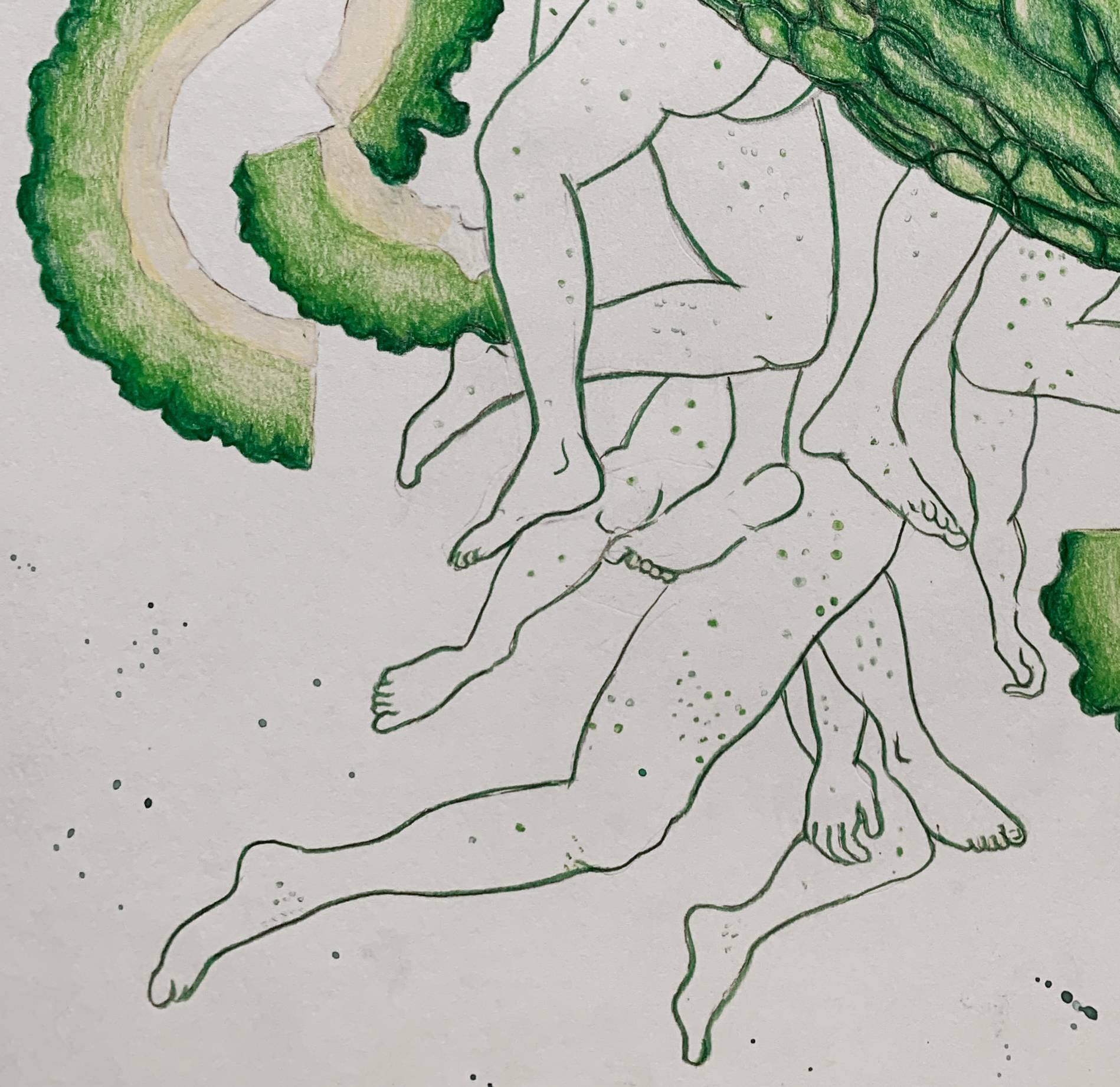 Bitter Times. Drawings From the covid diaries series For Sale 1