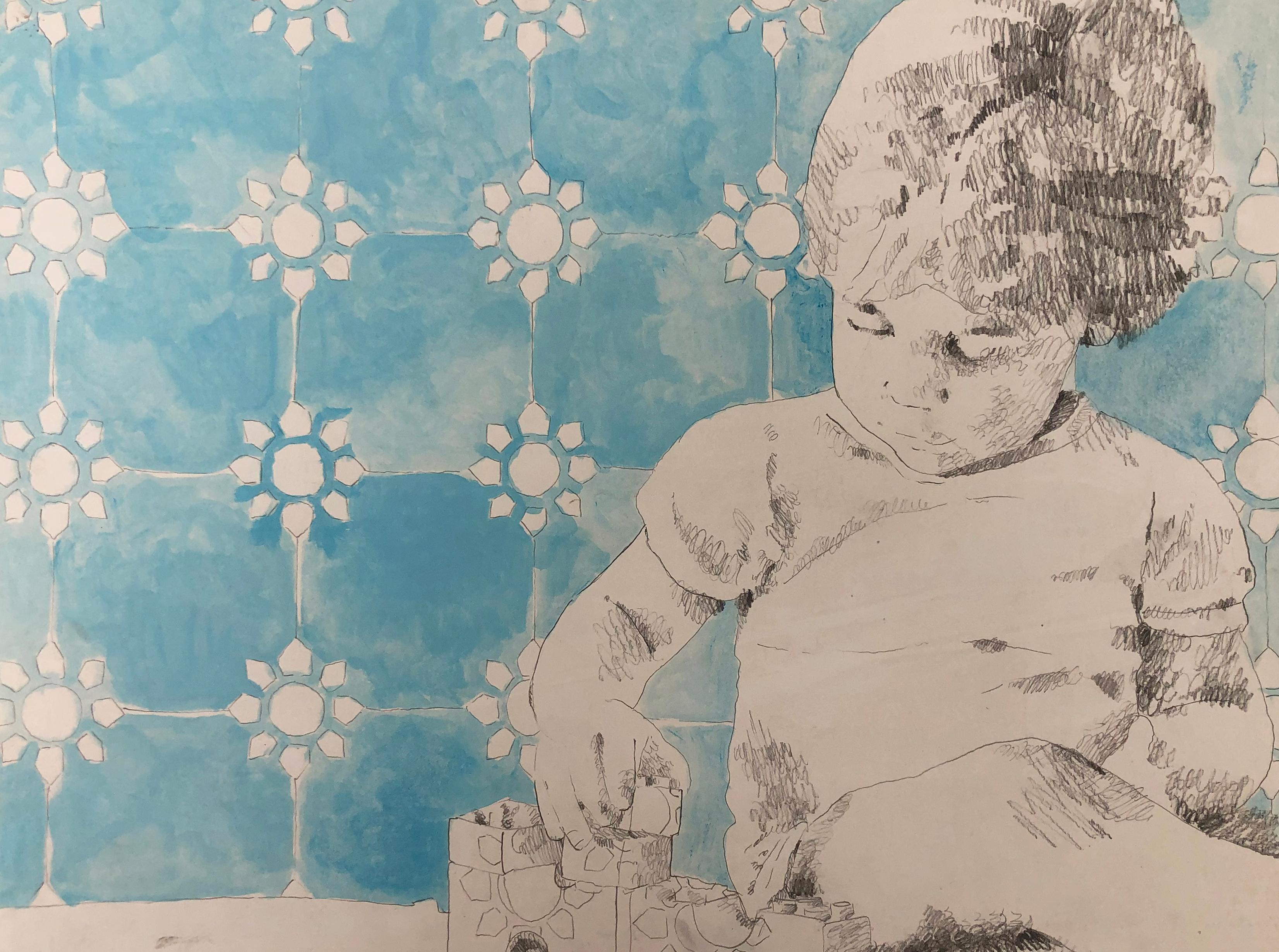 Posdata Apreciación. From the Posdata series - Gray Portrait by Iván Castiblanco