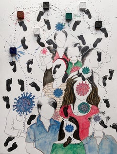 Dye oder nicht sterben. Zeichnungen aus der Serie der covid diaries