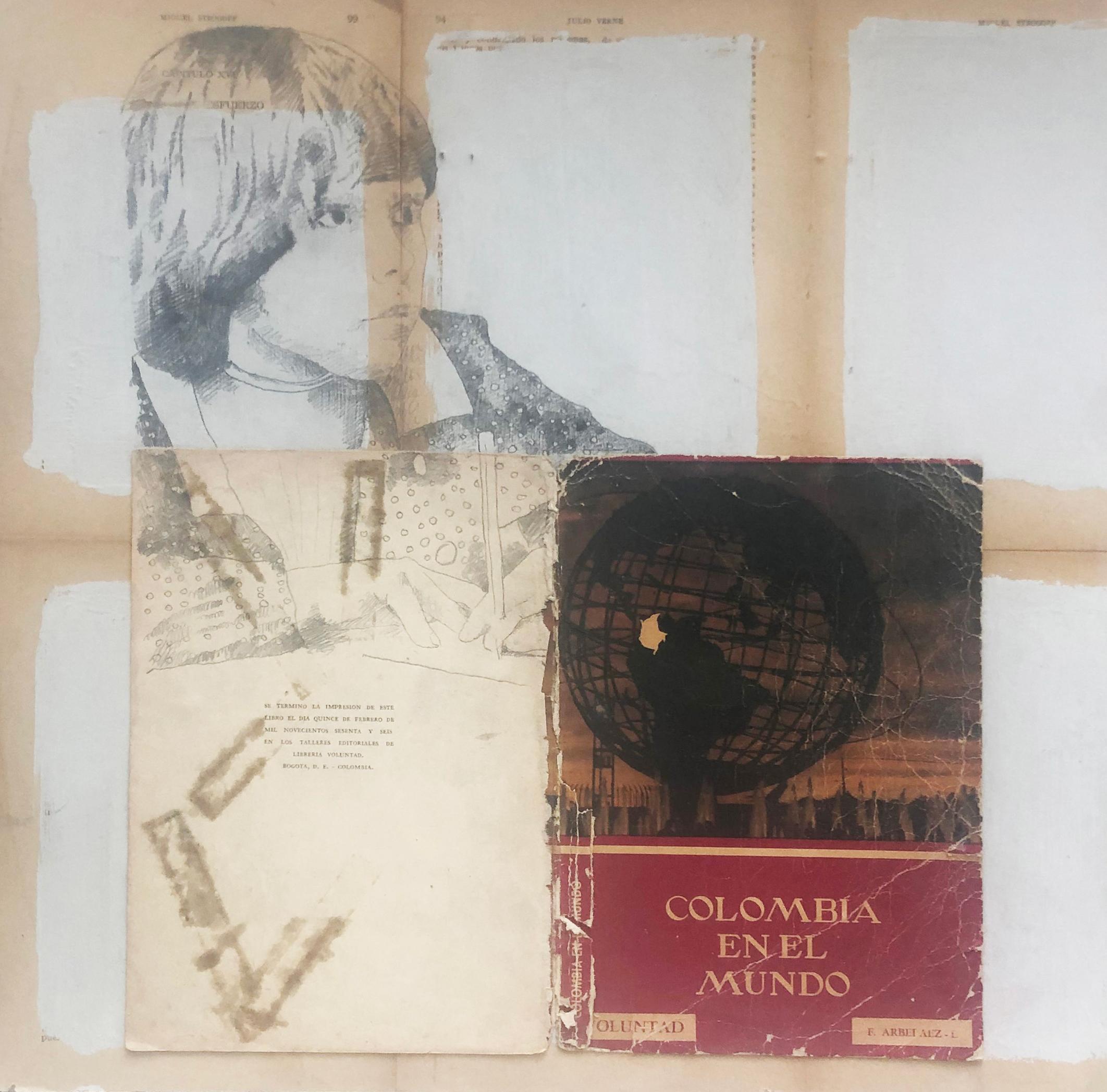 Después de la Data #8. Aprender a Caminar y Salir del Pozo Gravitacional Series - Contemporary Mixed Media Art by Iván Castiblanco