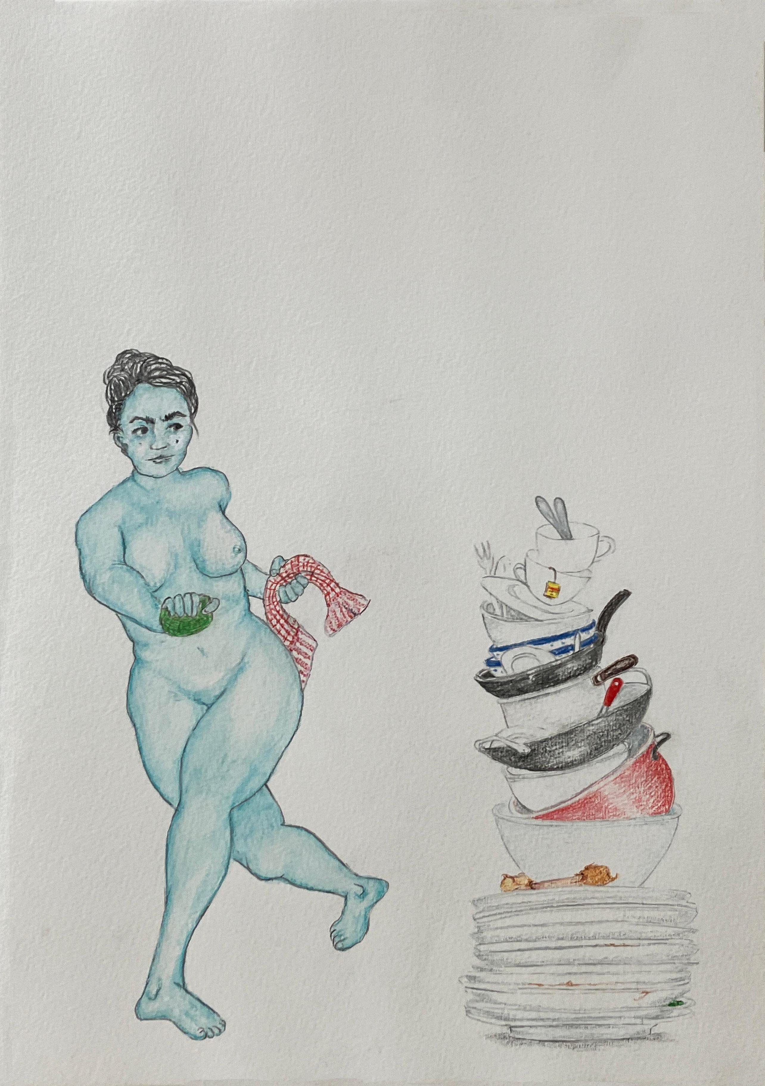 Set of 6 Watercolour on paper from the Battle Series. - Art by Megha Joshi