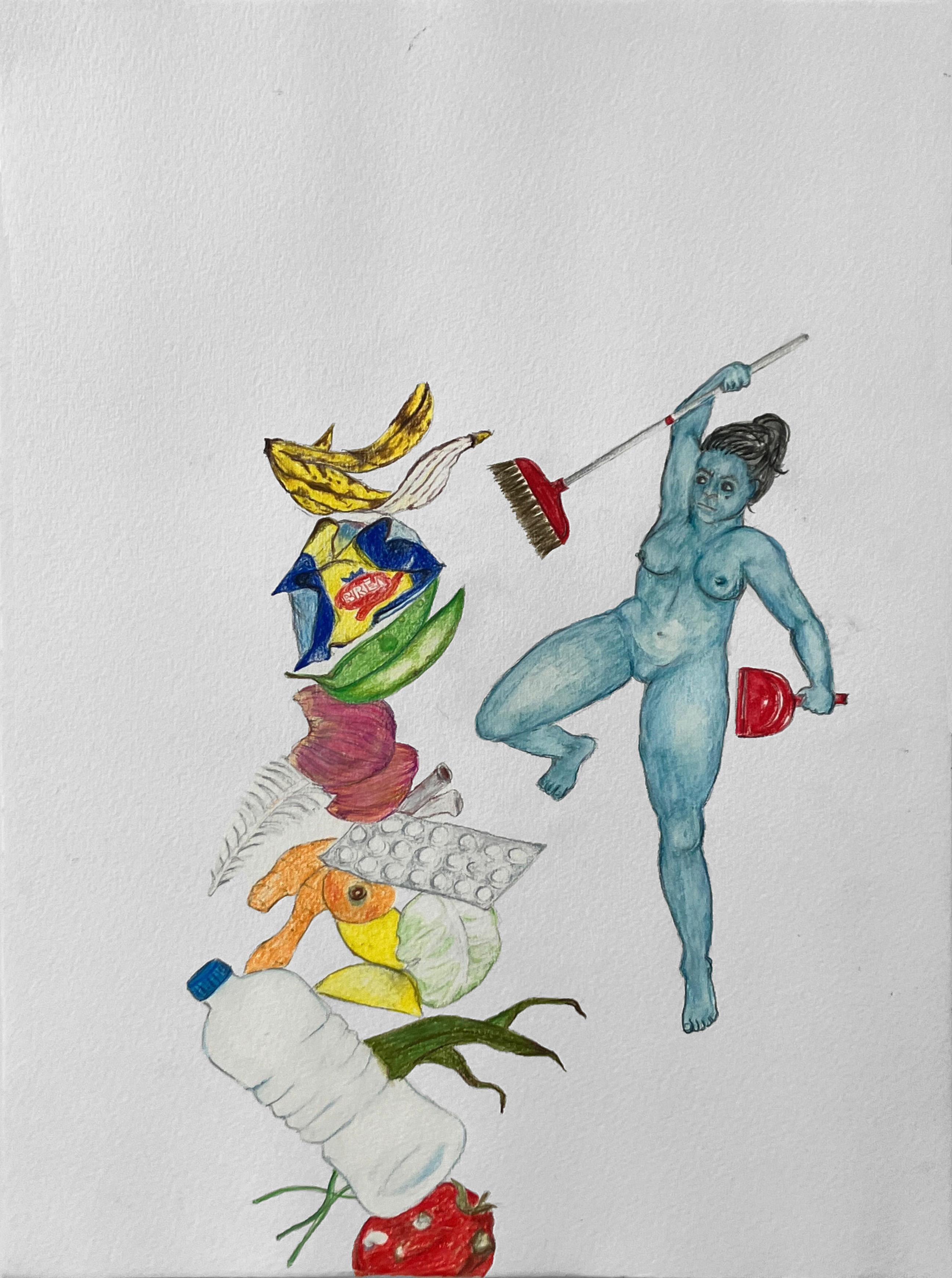 Set of 6 Watercolour on paper from the Battle Series. For Sale 1