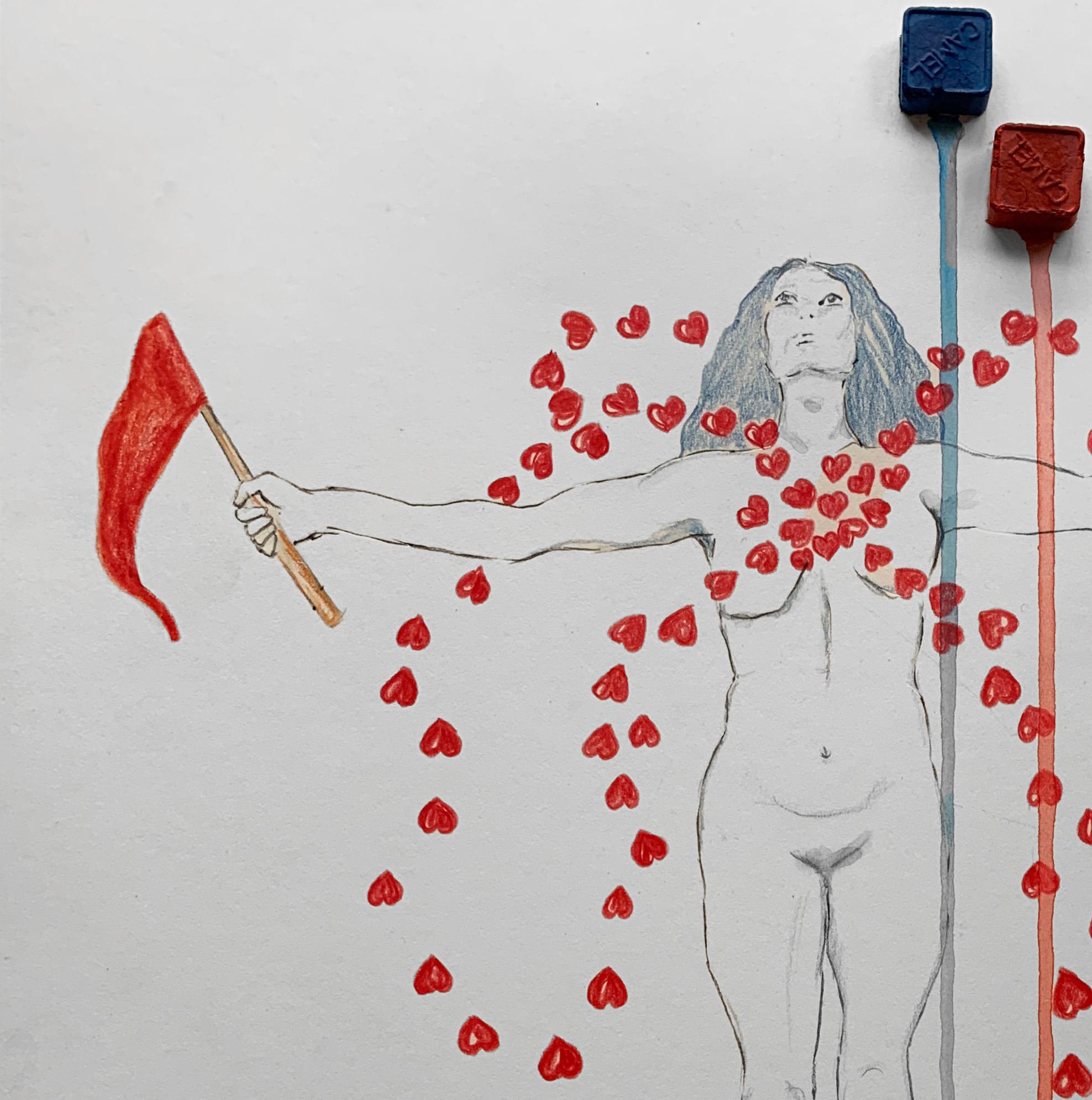 This set of drawings has been like a Covid-19 diary of one woman and her domestic realm. Simone de Beauvoir, the century's most iconic feminist scholar, called the burden of women's housework a 