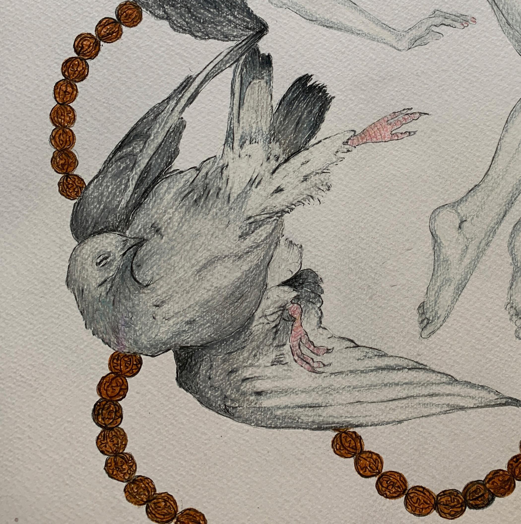 Set of 2 Drawings. From the covid diaries series For Sale 3