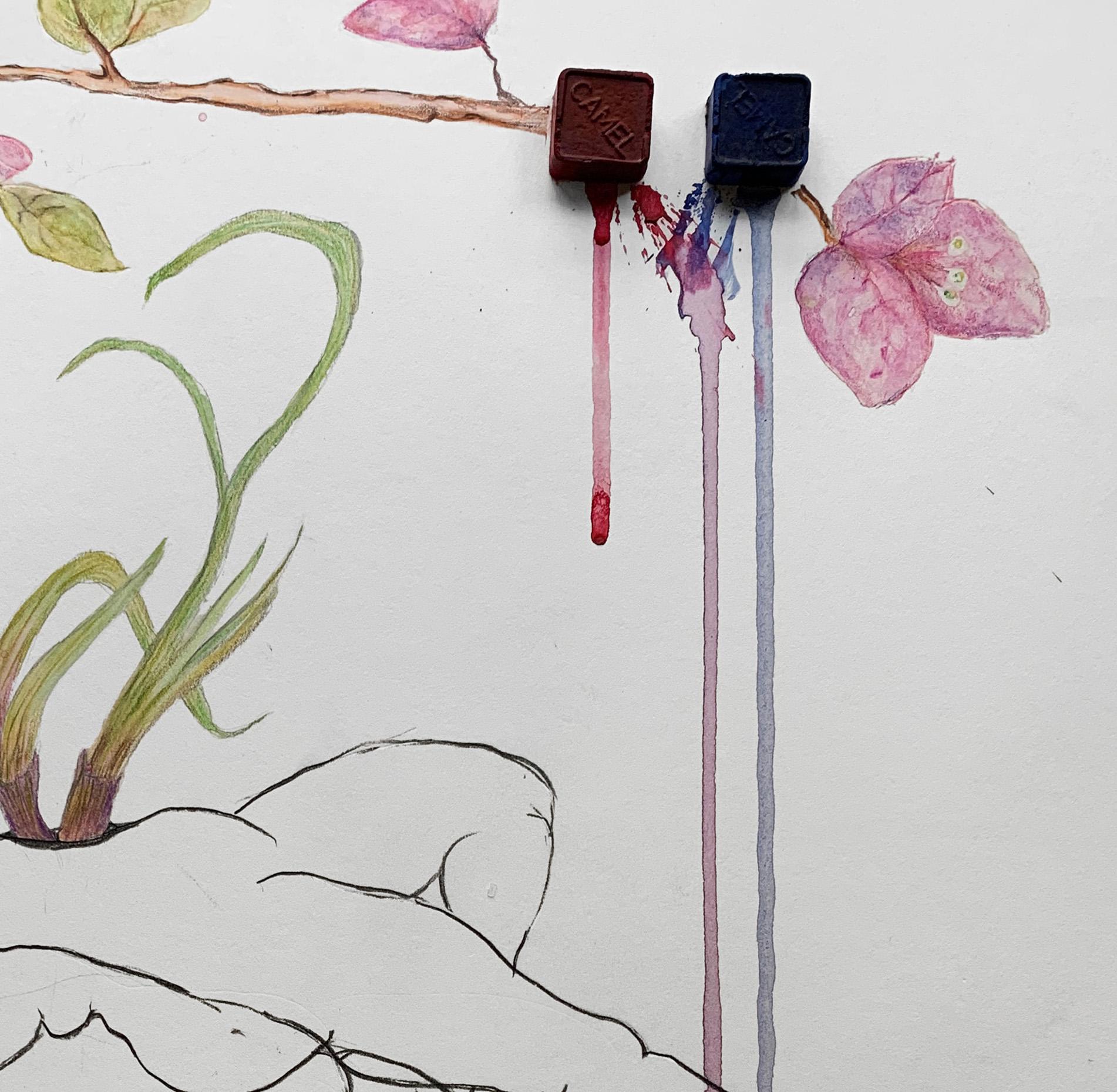 This set of drawings has been like a Covid-19 diary of one woman and her domestic realm. Simone de Beauvoir, the century's most iconic feminist scholar, called the burden of women's housework a 