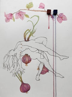 Ensemble de 2 dessins. De la série Covid Diaries