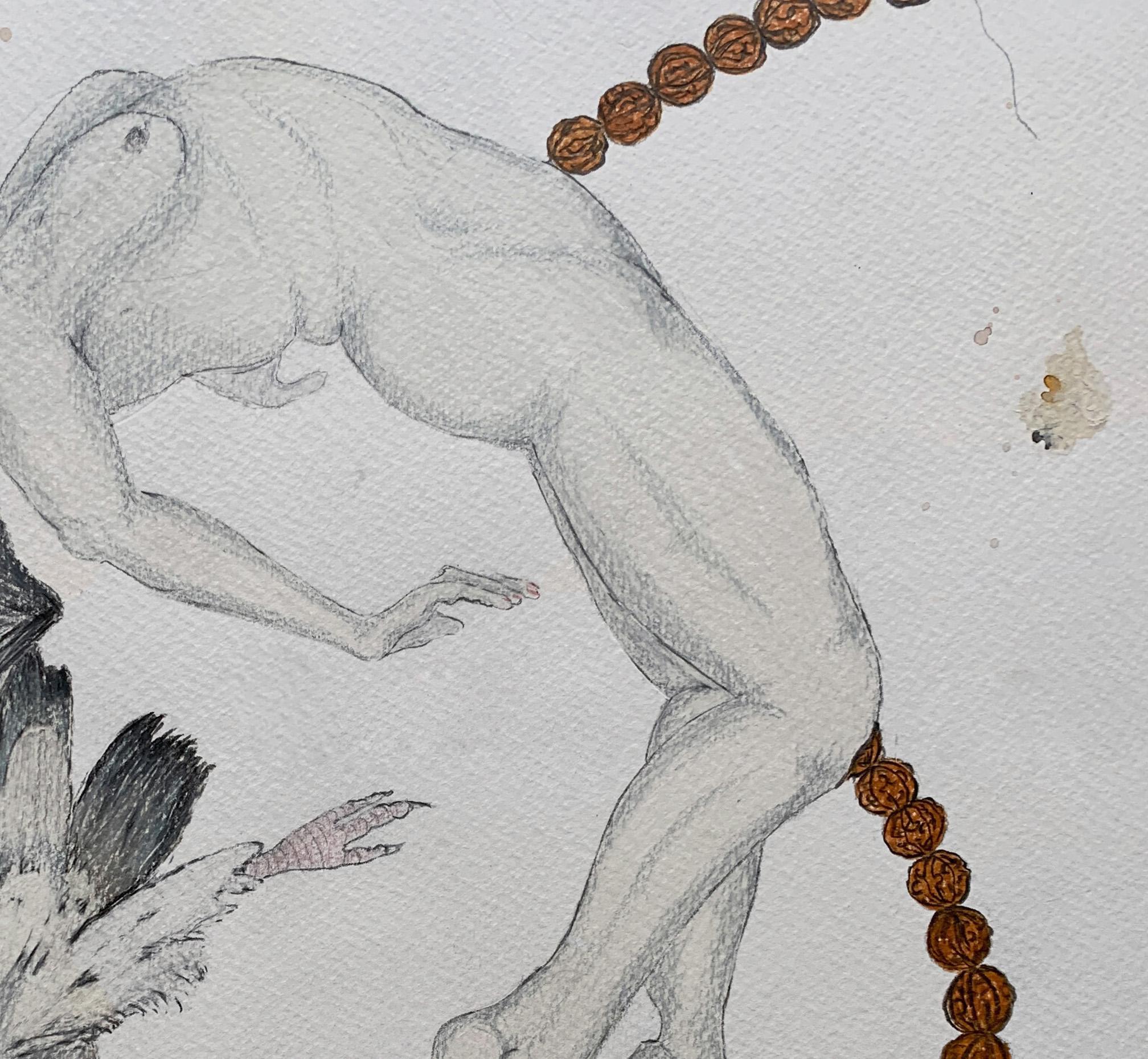 Set of 2 Drawings. From the covid diaries series For Sale 2